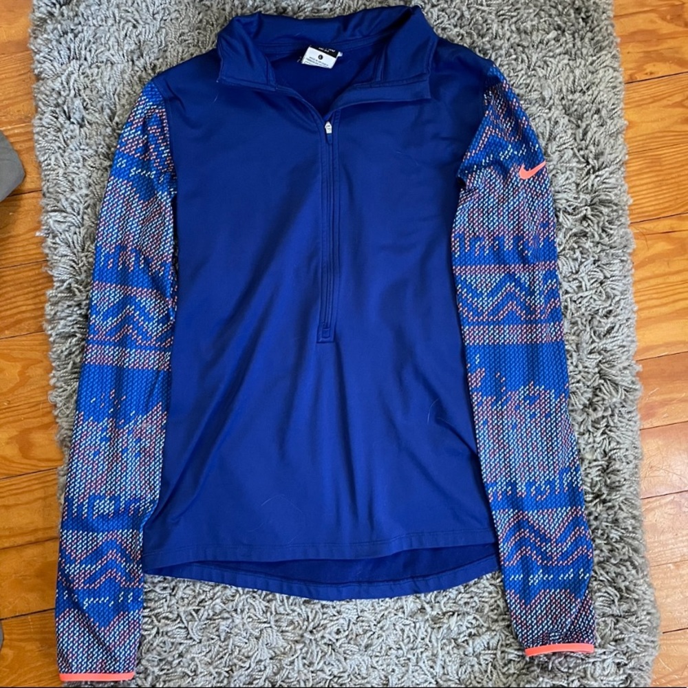 Nike Dri-Fit Three Quarter Zip Pullover